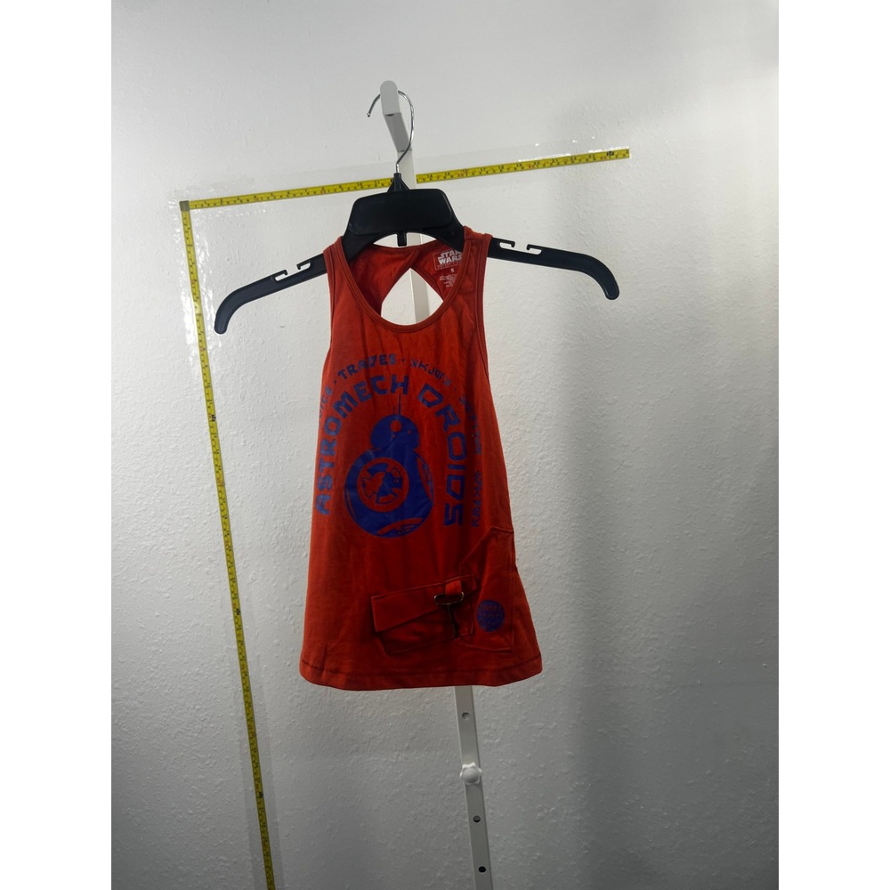 Star Wars Galaxys Edge Droid Depot Astromech Droids Tank Top Orange Small BB-8
